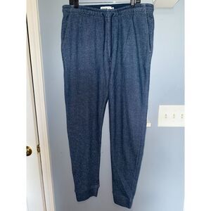 Men's Wellen Blue High Tide Organic Cotton Sweatapants/Joggers | Size Large